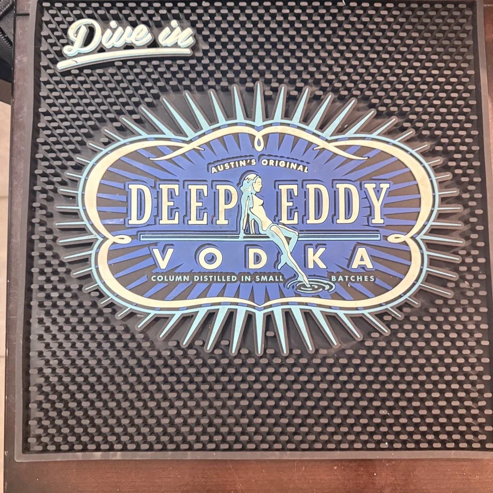 Deep Eddy Vodka Dive In Rubber Bar‎ Mat Spill Drip Mat 16